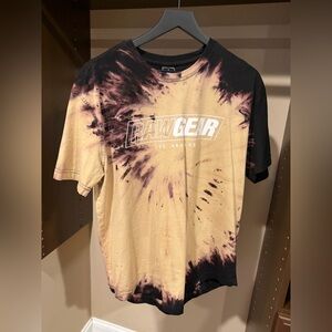 RawGear Tie-Dye Short Sleeve Tee - Black and Tan